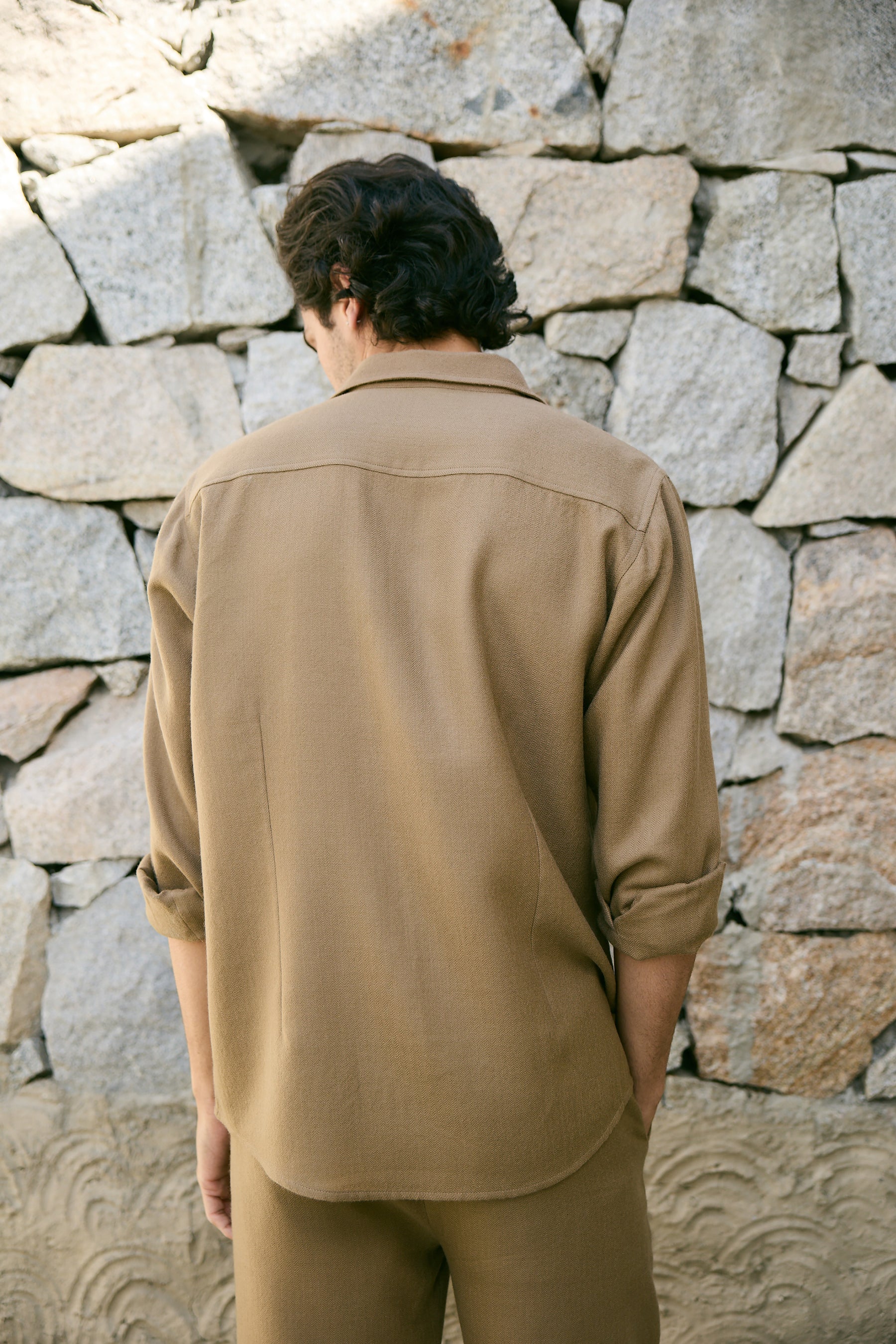 Baral Woollen Shirt- MAN (Valley Clay)