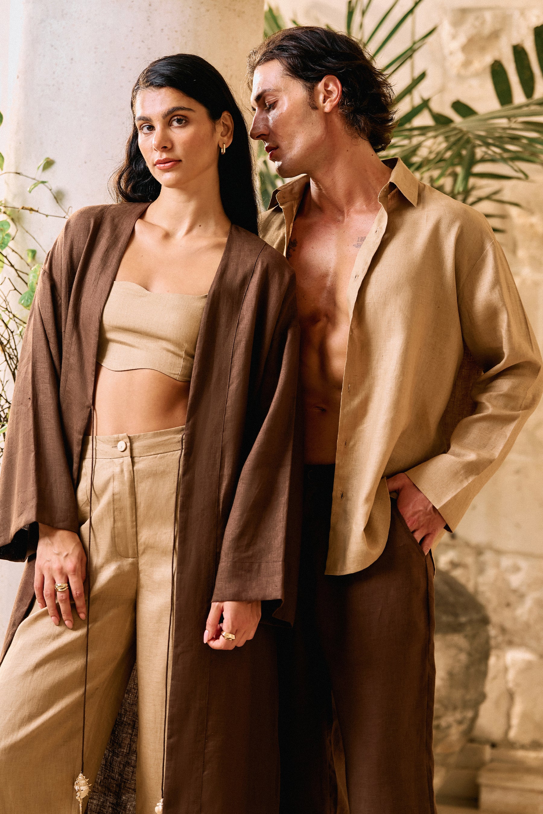 Sand Outwear Shirt- MAN (Sand)