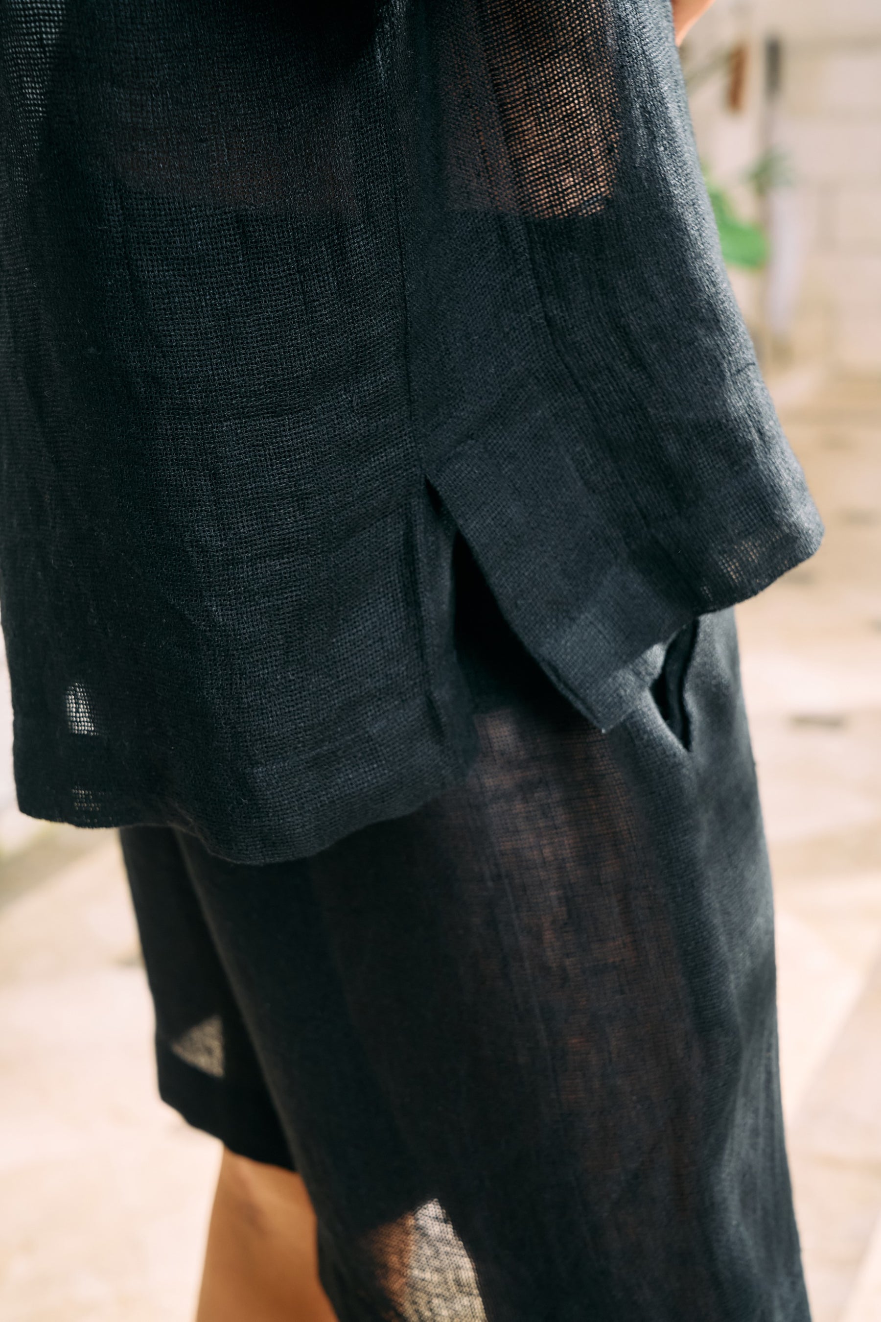 Off Hours Shirt & Off Hours Shorts - Man (Black)