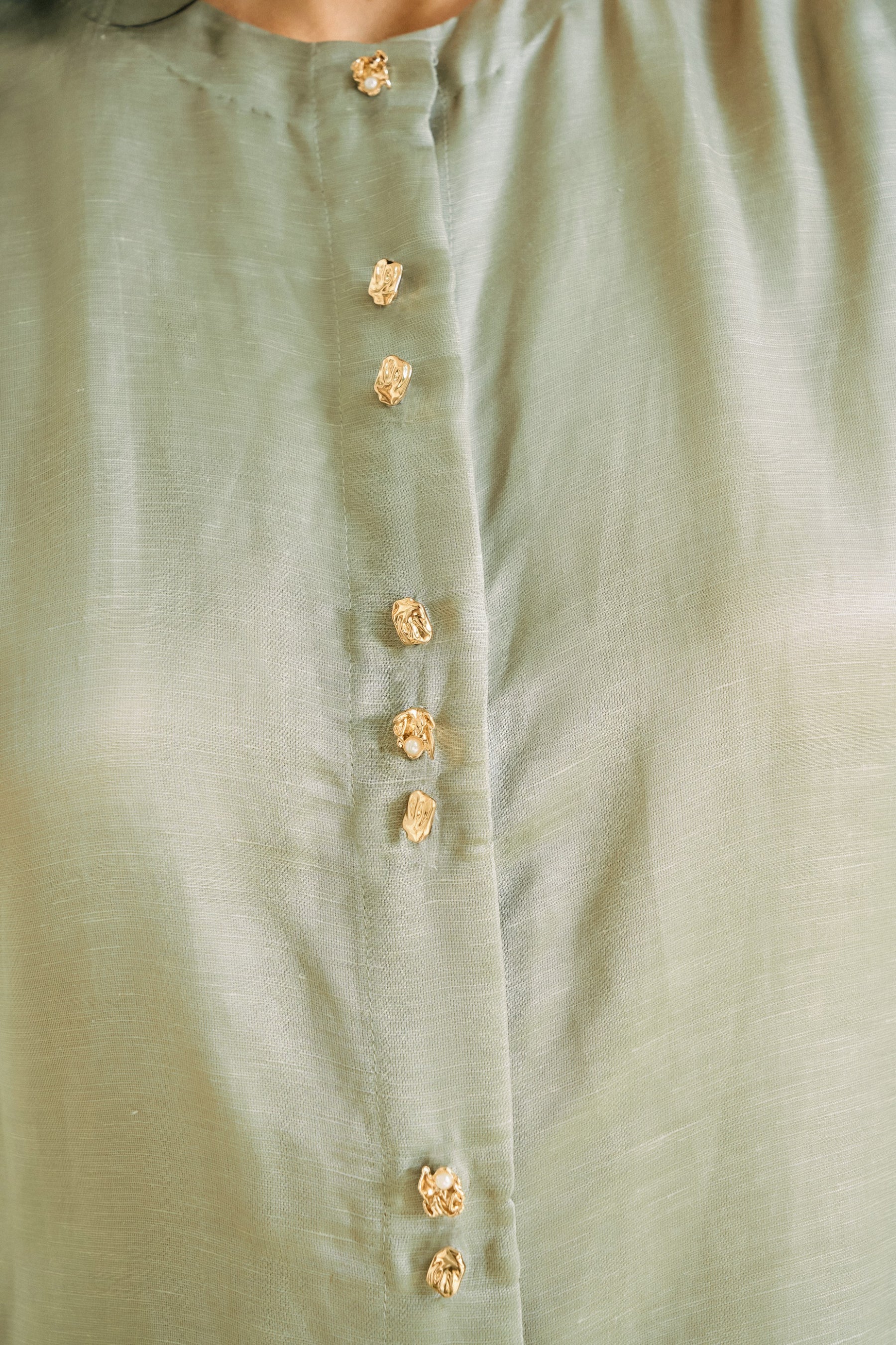 Unfold Dress & Solace Overlay (Sage)