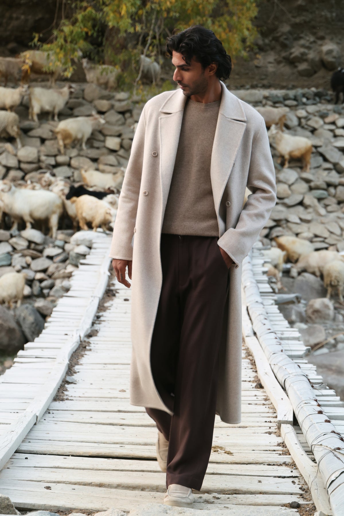 Fallow Woollen Pants- MAN (Cocoa)