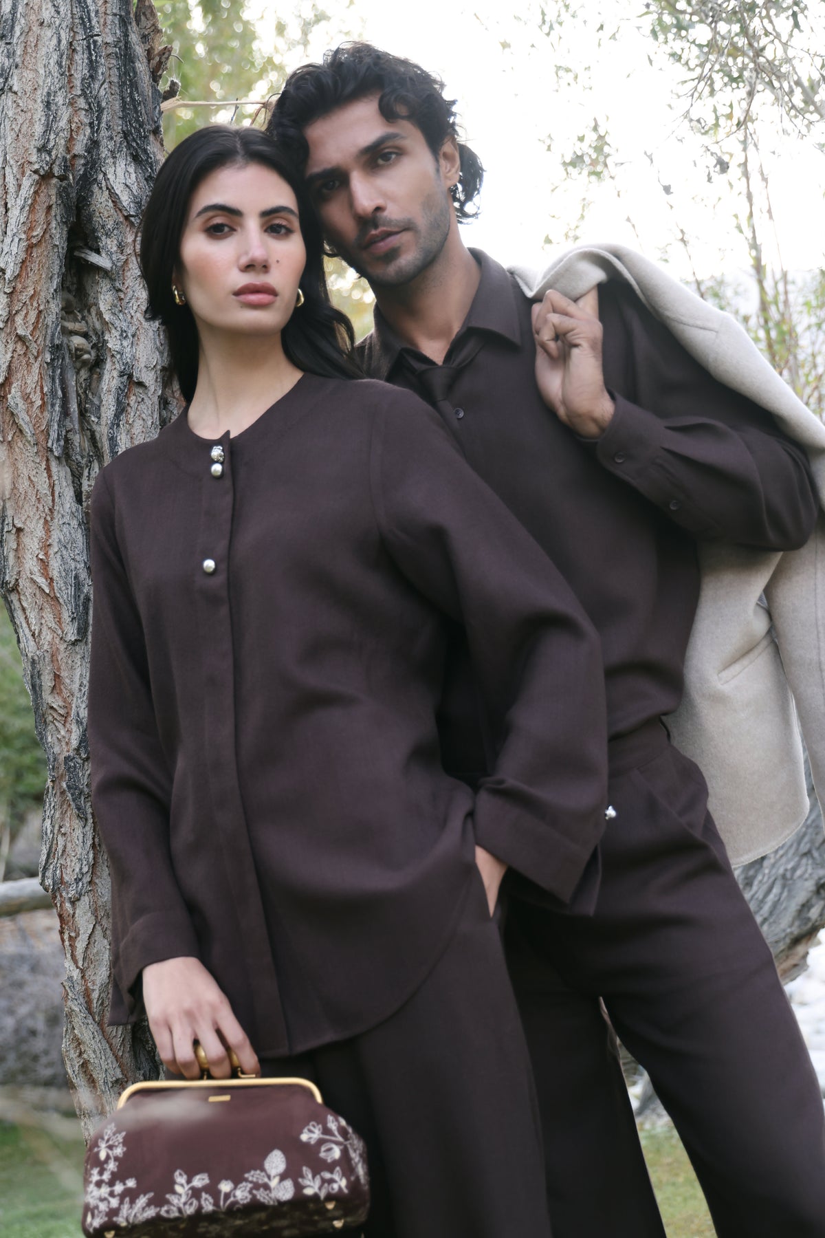 Fallow Woollen Shirt- MAN (Cocoa)