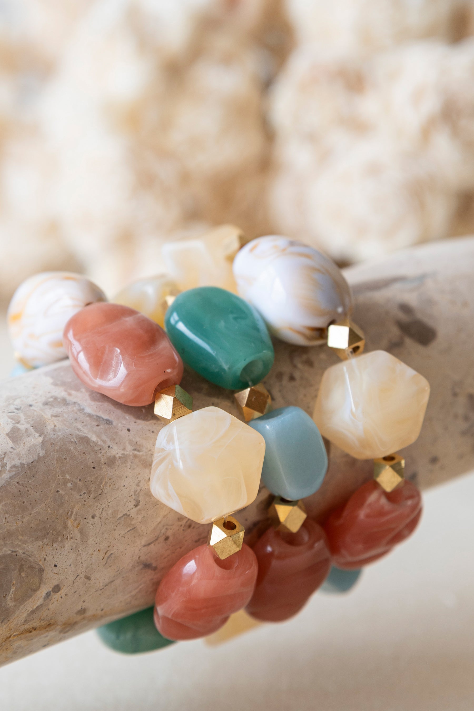 Multicolour Bracelet Stack