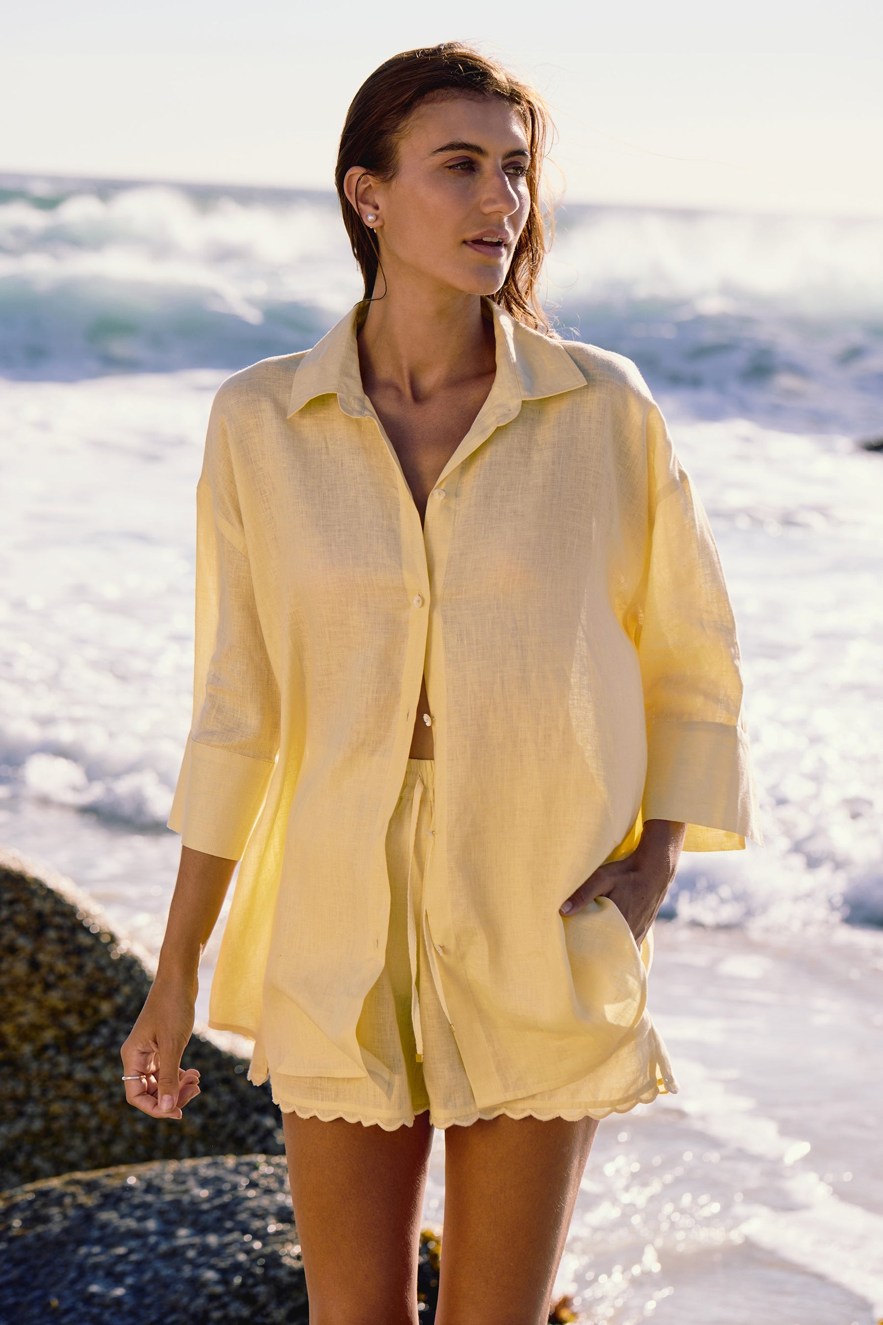SAND Fluid Shirt (Lemon)