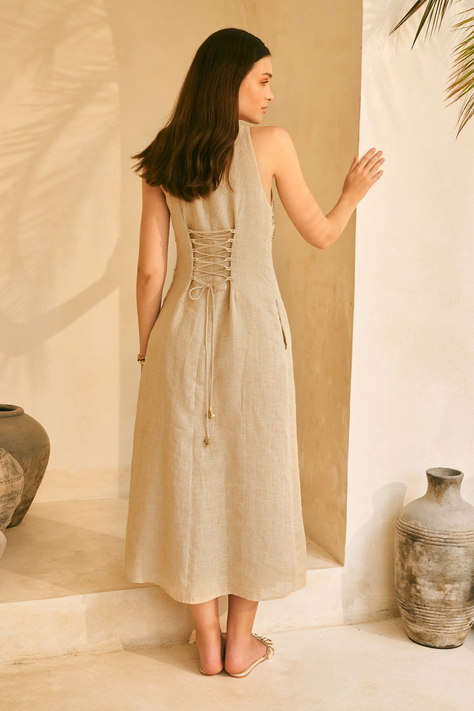 Soft Glow Dress (Natural)