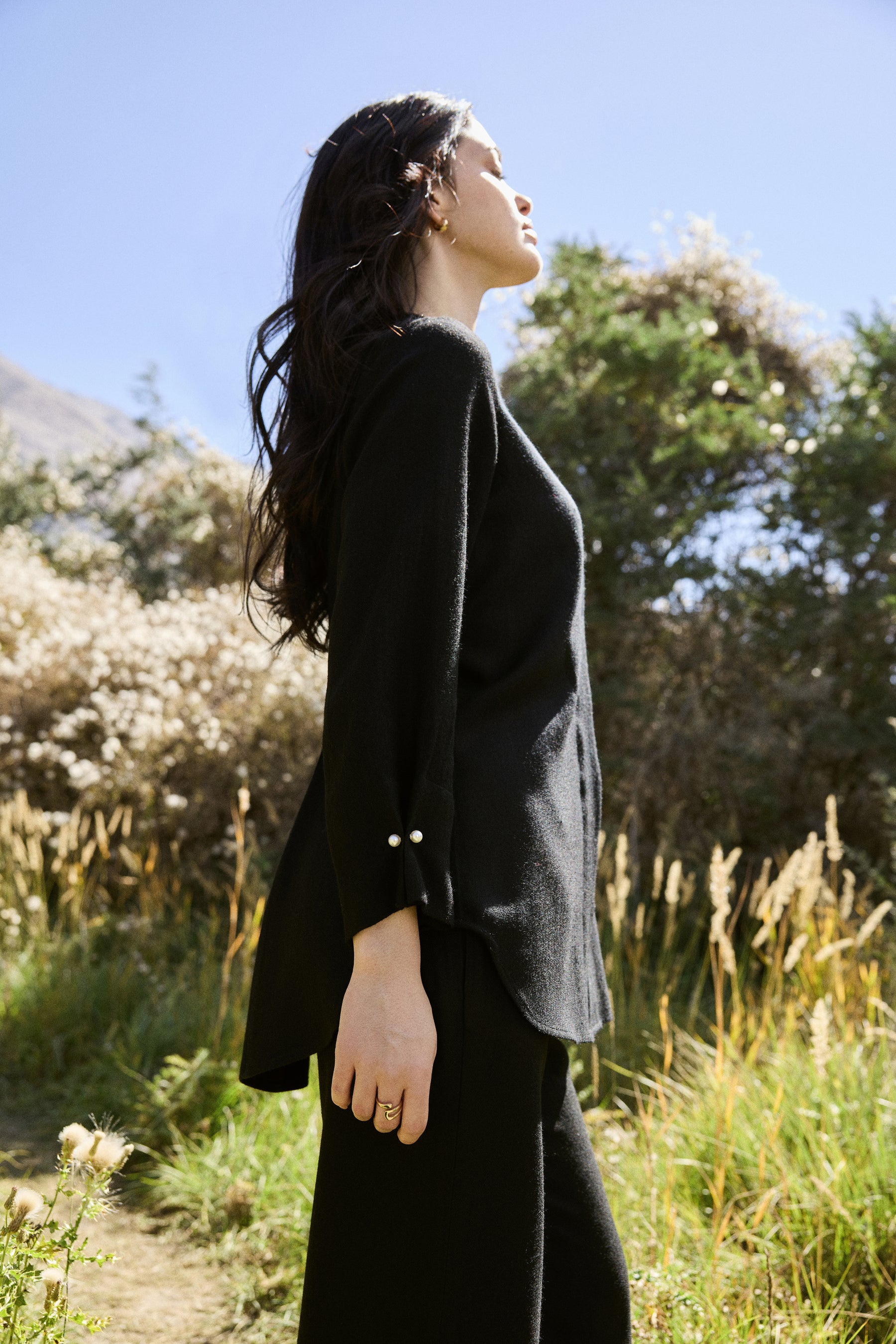 Laha Woollen Top (Black)