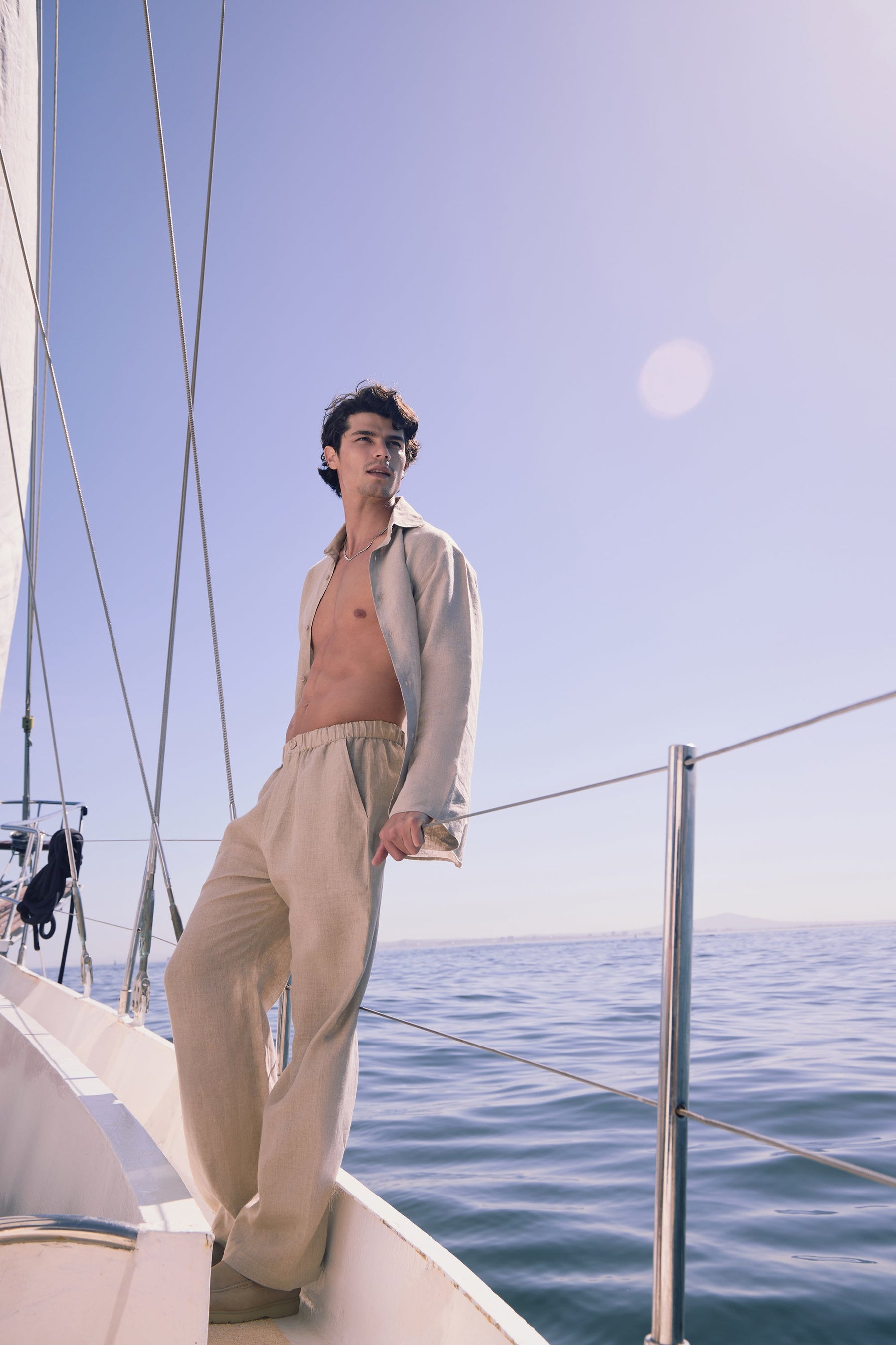 SAND Outwear Shirt - MAN & SAND Outwear Pants - MAN (Natural)
