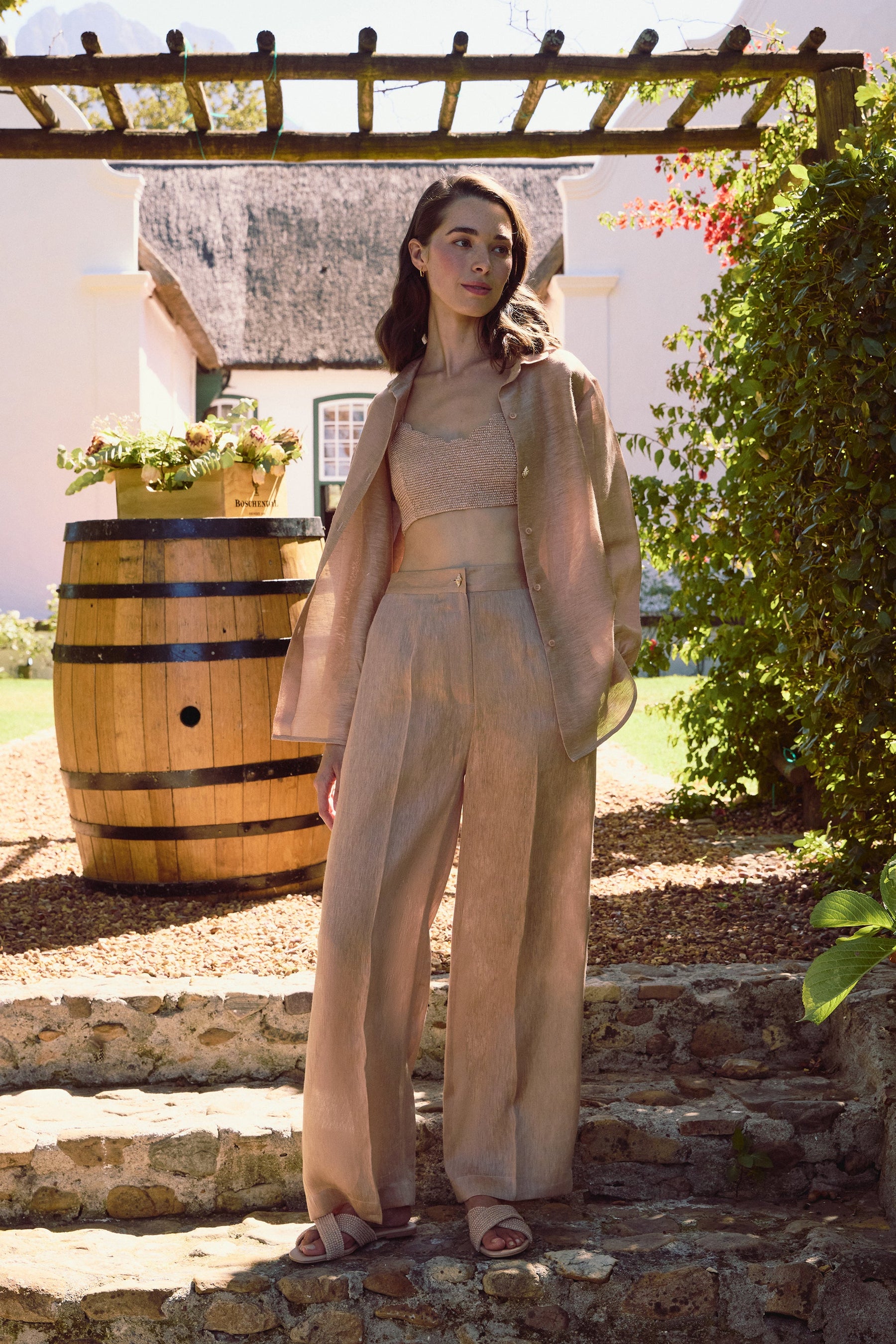 Sousse Shirt & Sousse Pants (Blush)