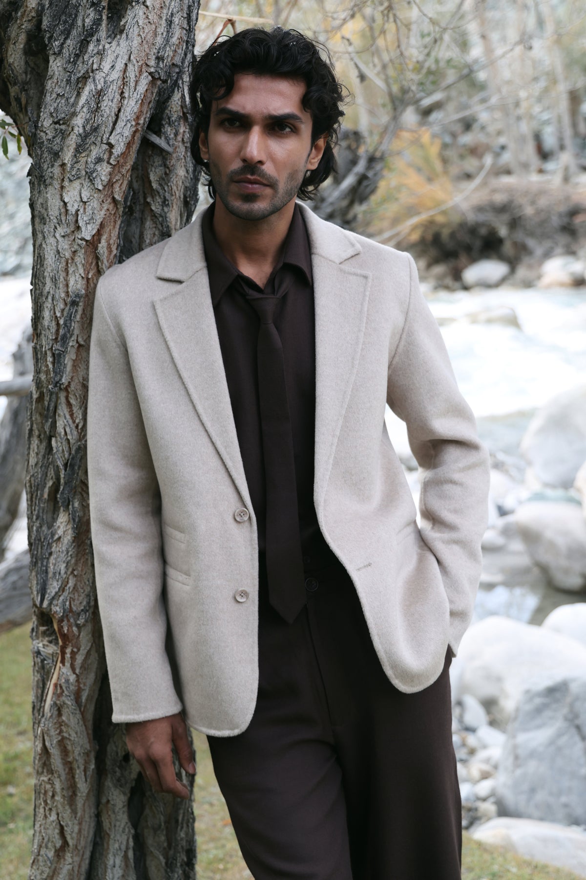 Fallow Woollen Shirt- MAN (Cocoa)