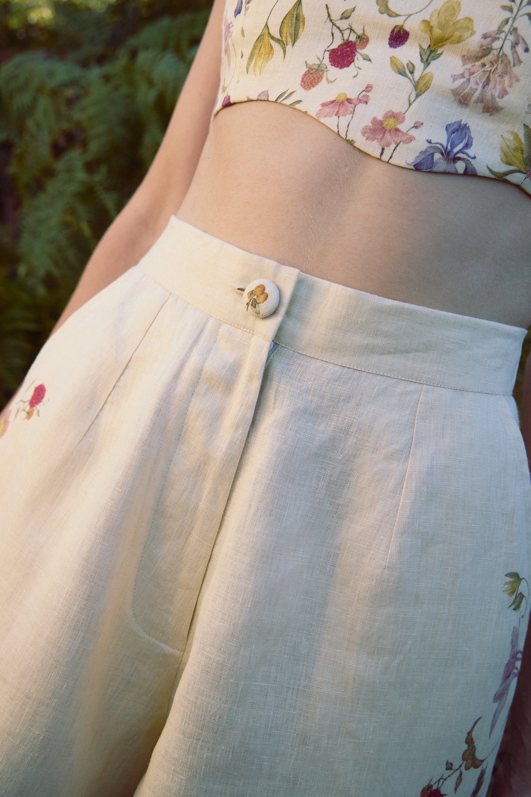 SAND Savanna Bandeau & SAND Savanna Shorts (Floral)