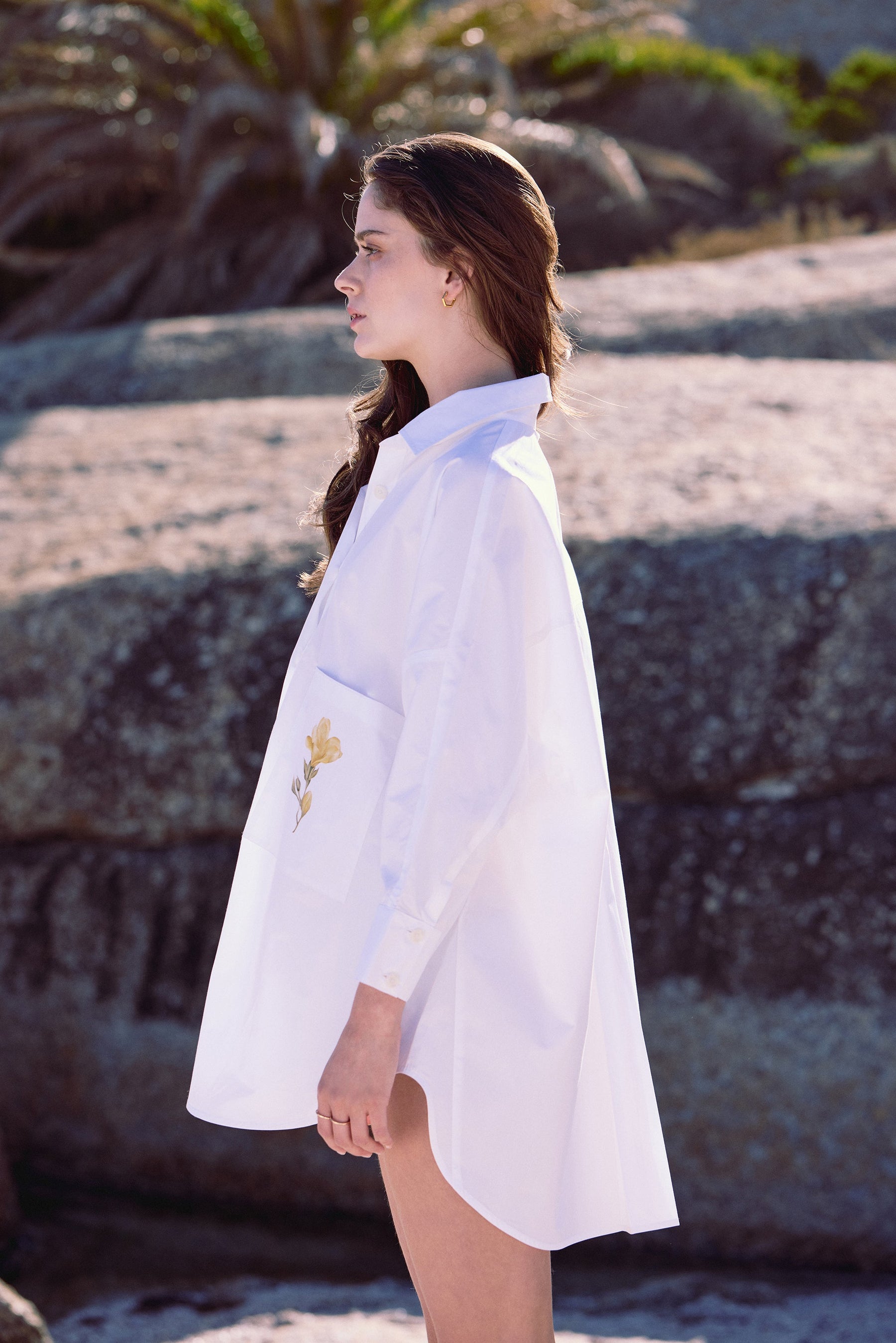SAND Savanna Shirt Dress (Floral)