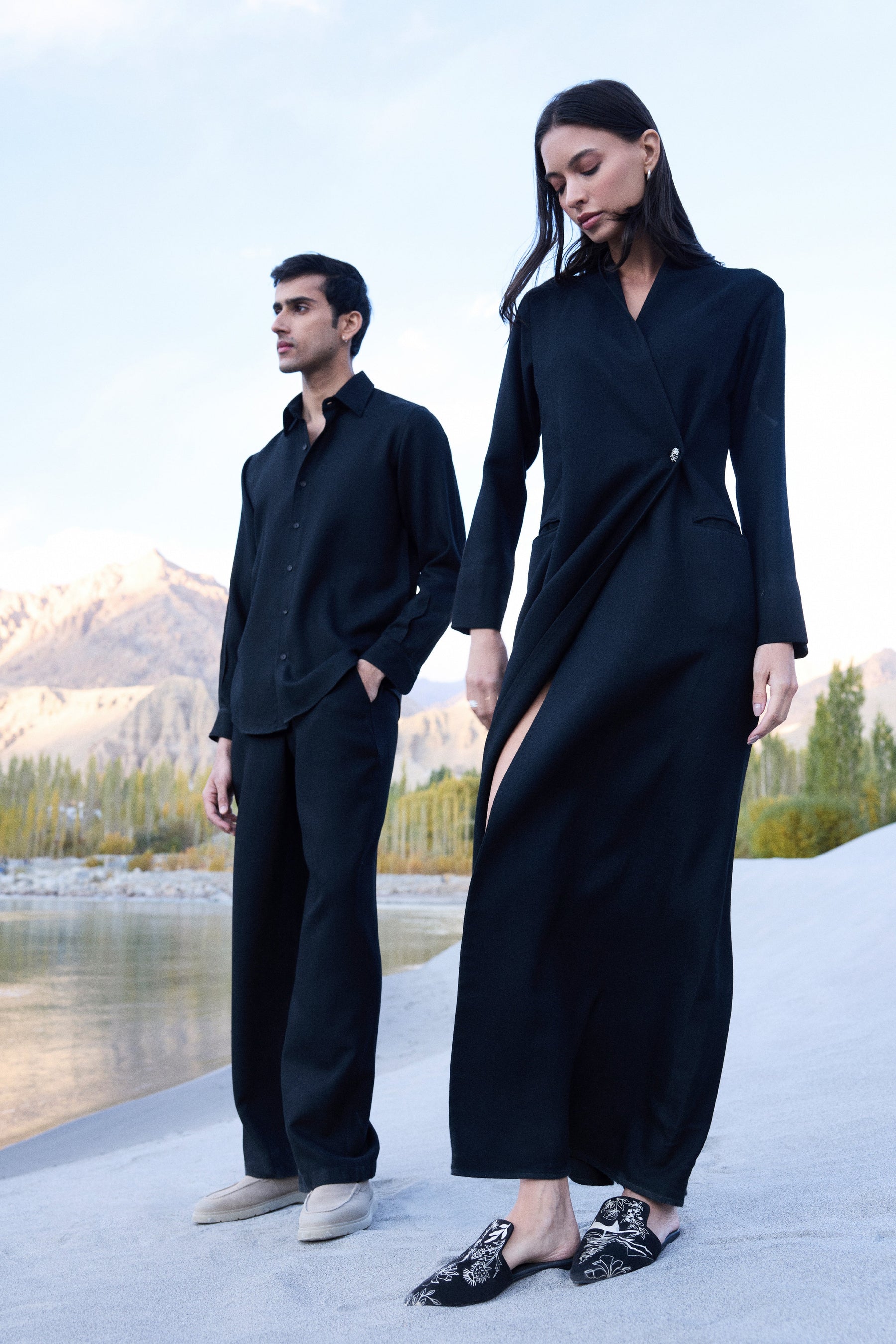 Nyoma Woollen Pants- MAN (Black)