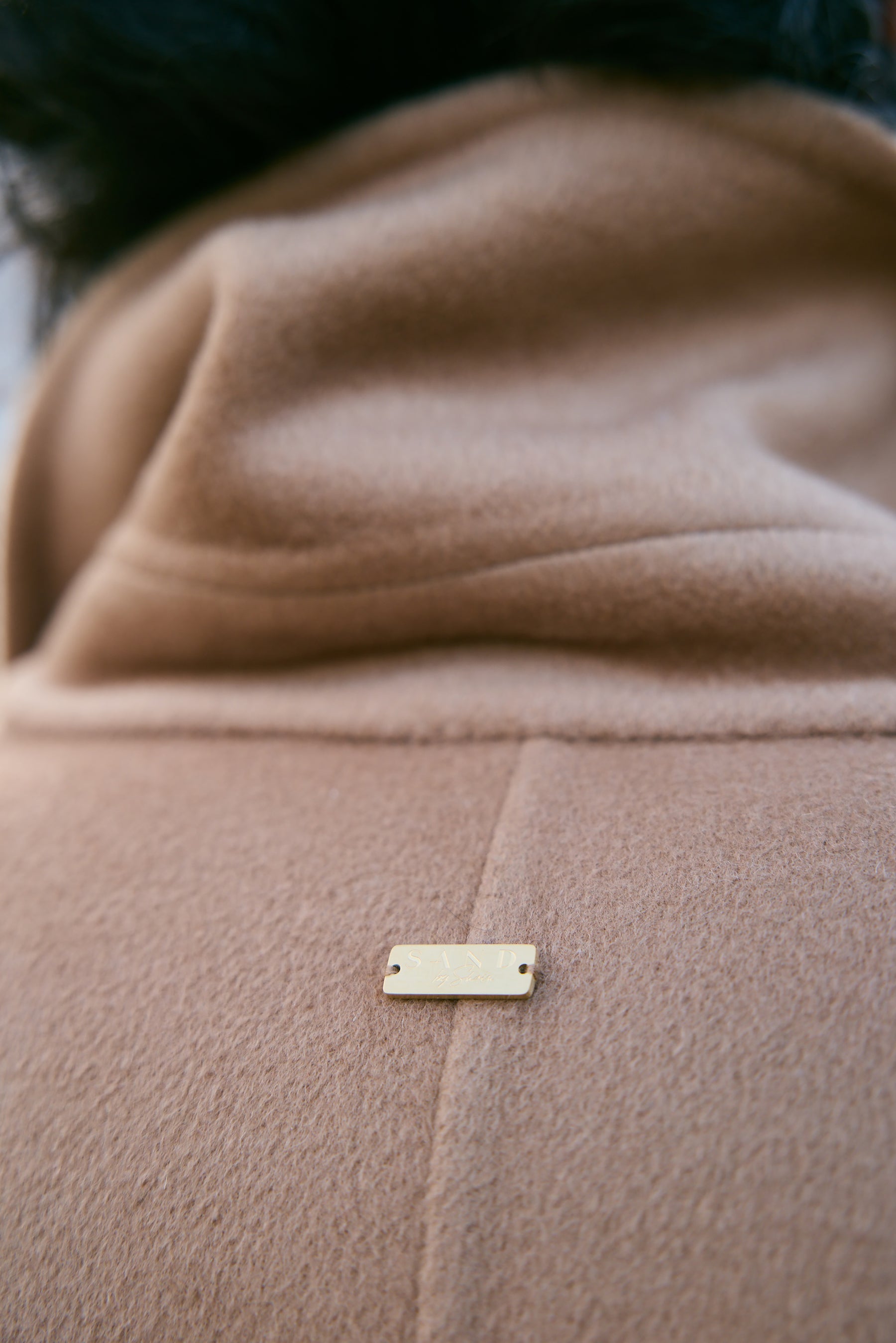 Cashmere-Silk-Merino Blend Short Coat-MAN (Warm Honey)