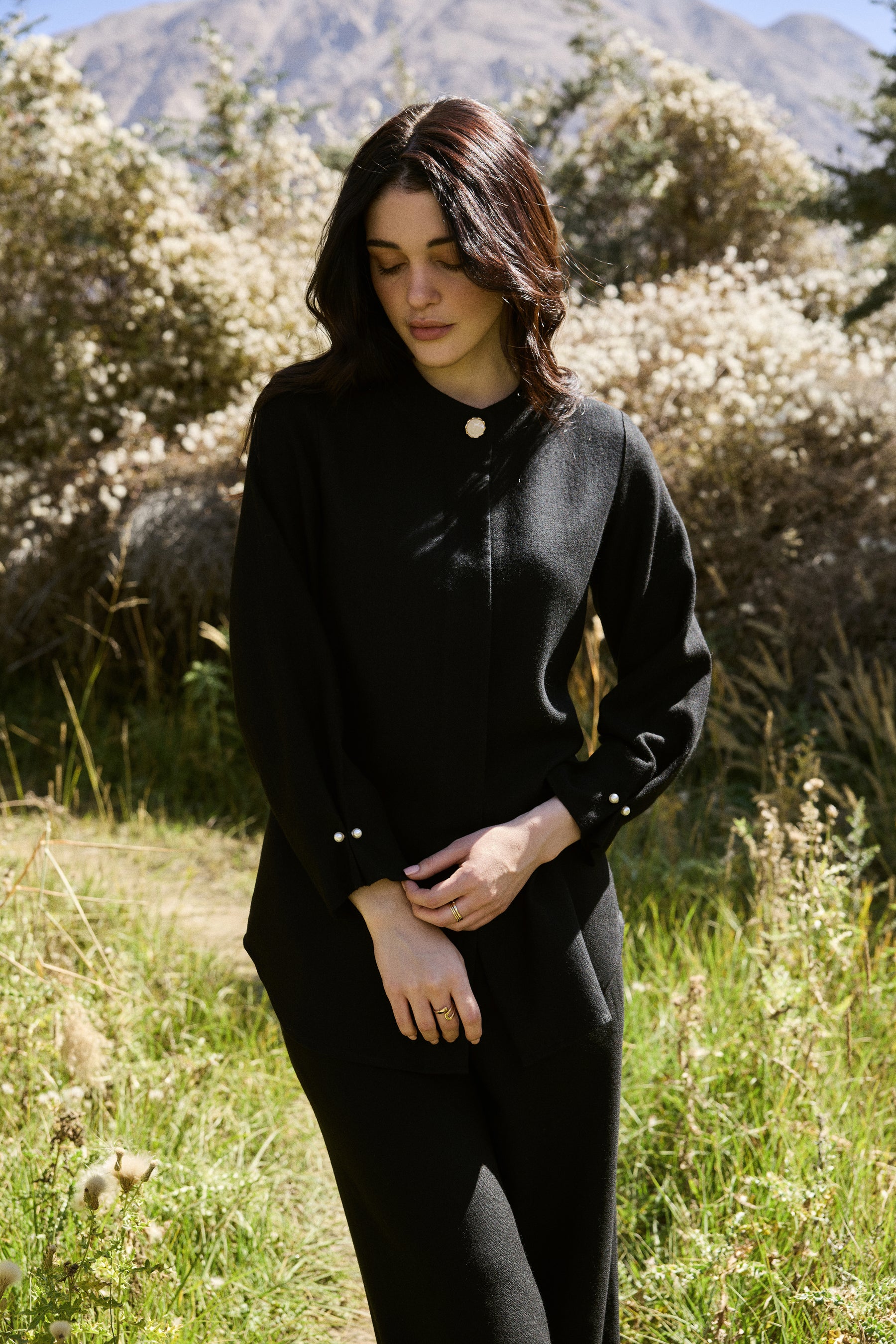 Laha Woollen Top (Black)