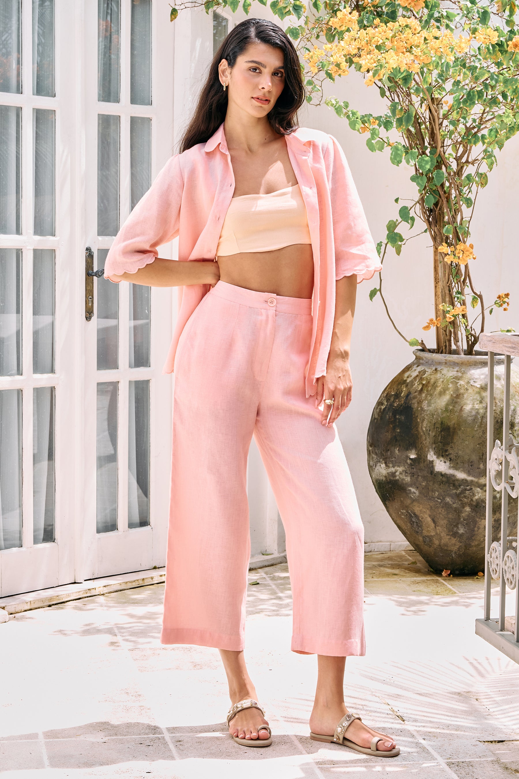 Gentle Pace Shirt & Slow Life Pants (Raspberry)
