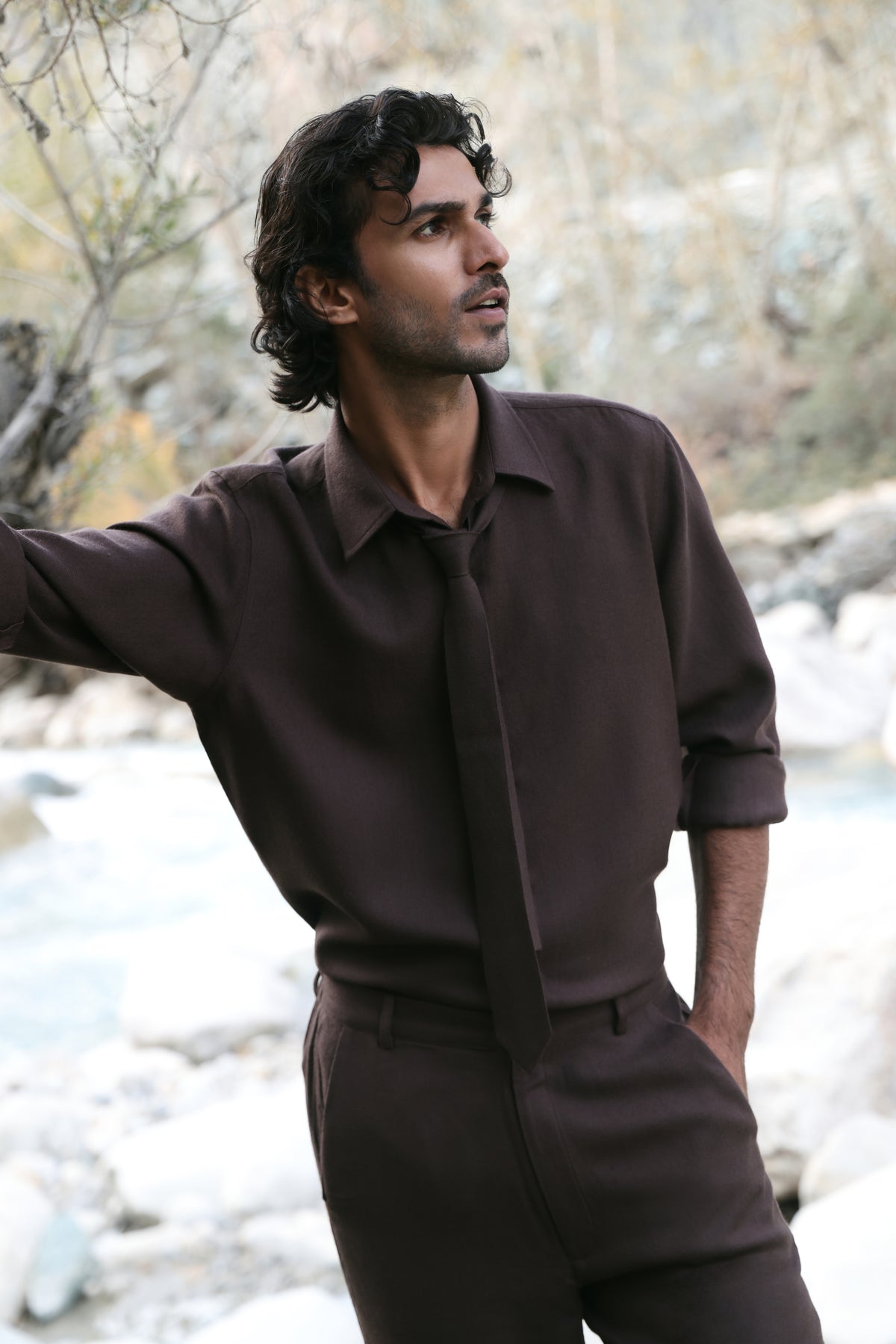 Fallow Woollen Pants- MAN (Cocoa)