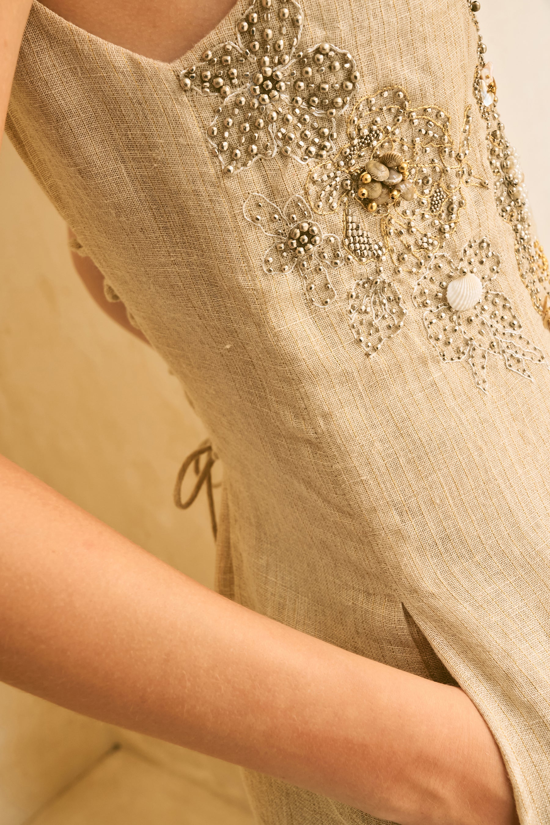 Soft Glow Dress & Soft Glow Overlay (Natural)