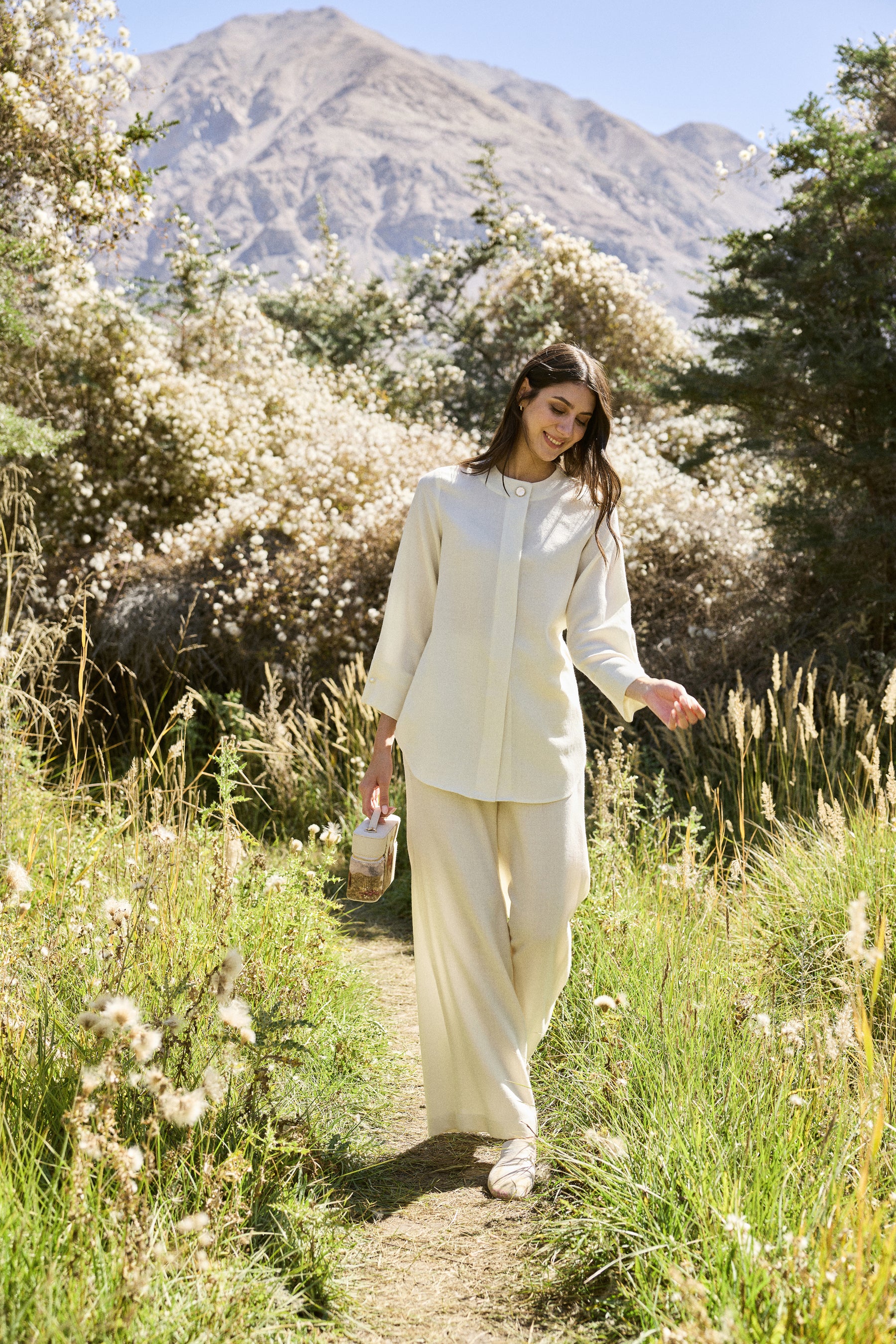 Laha Woollen Top (Ivory)