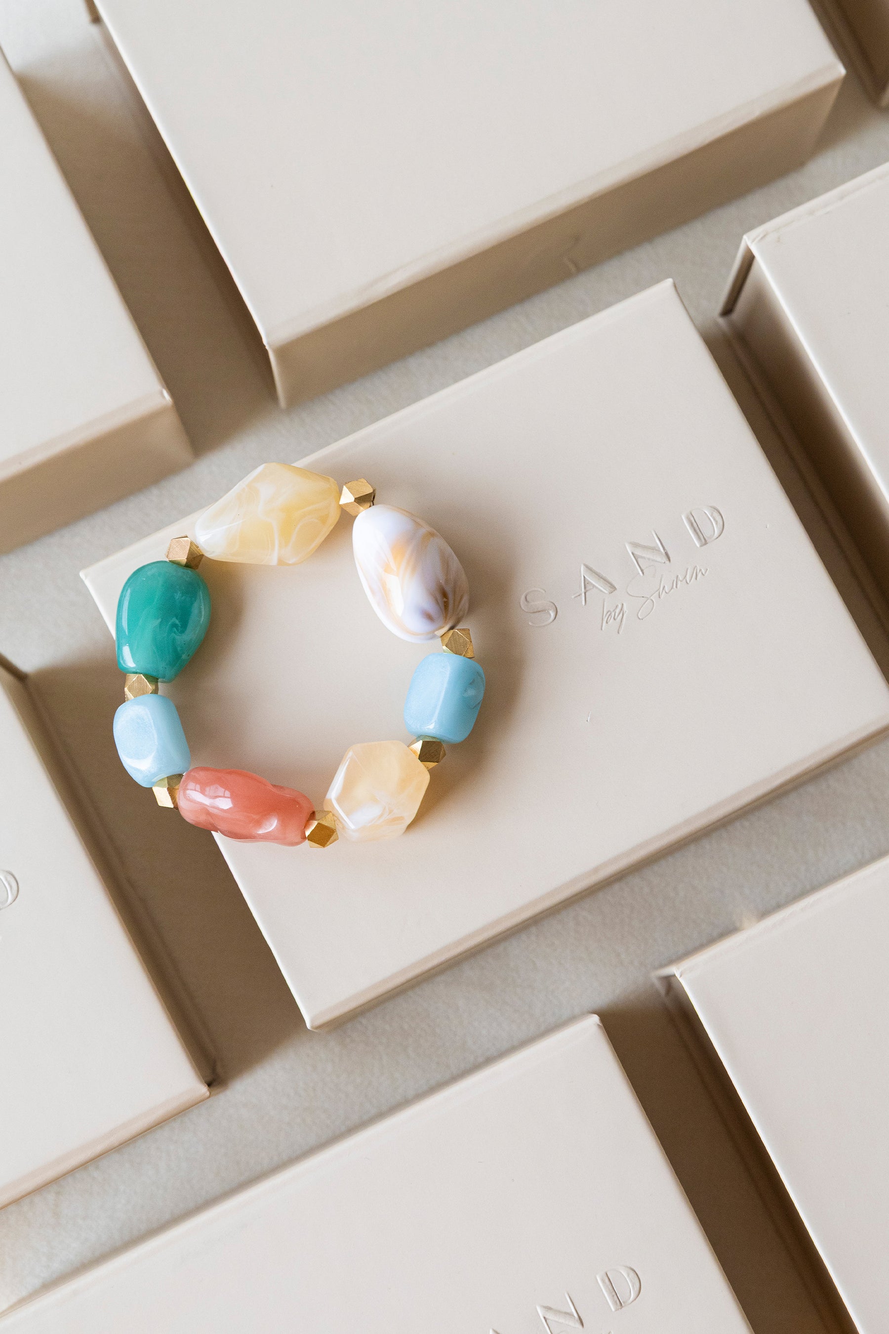 Sage Ivory Bracelet Stack