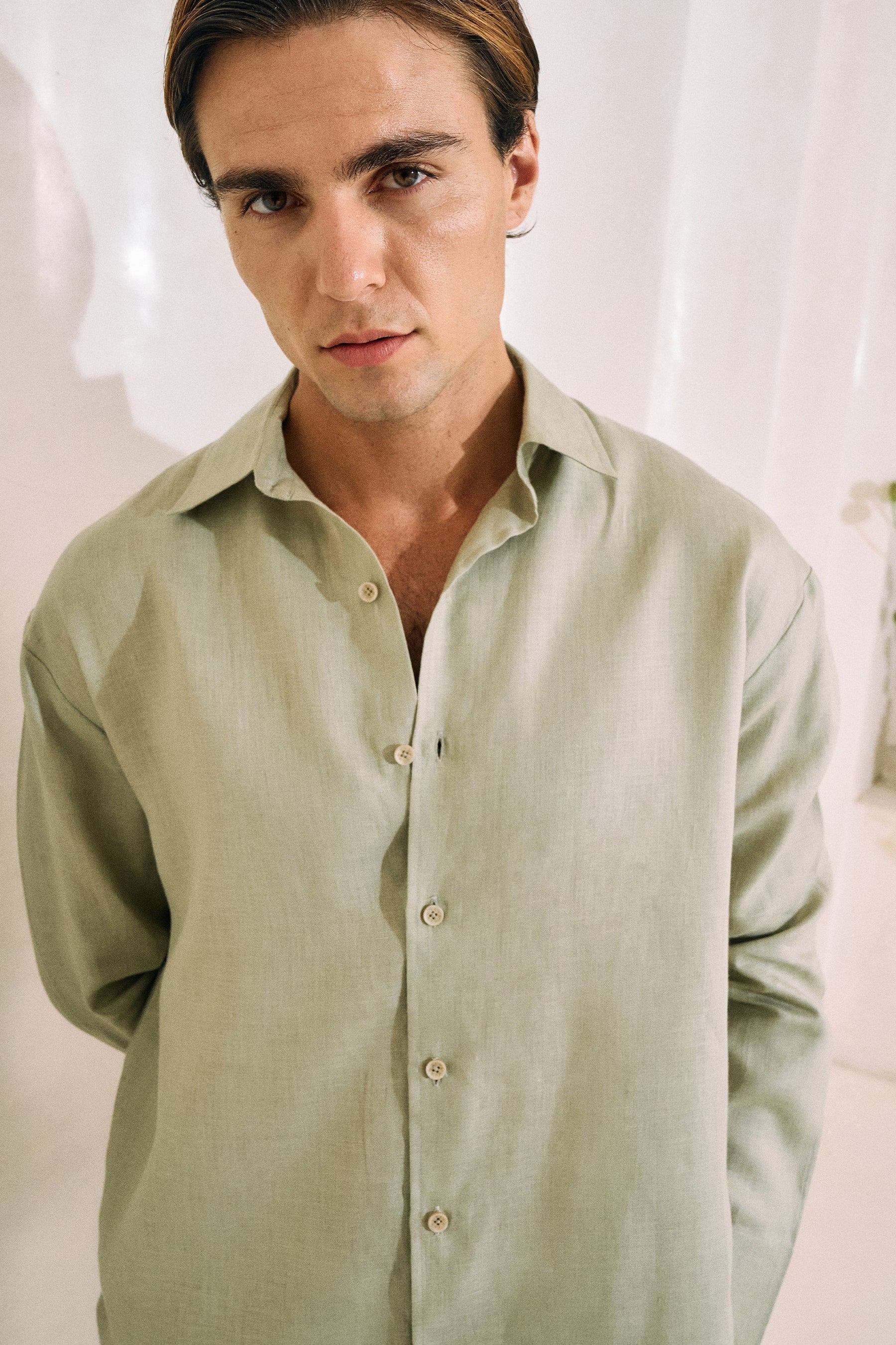 Sand Outwear Shirt-MAN (Sage)