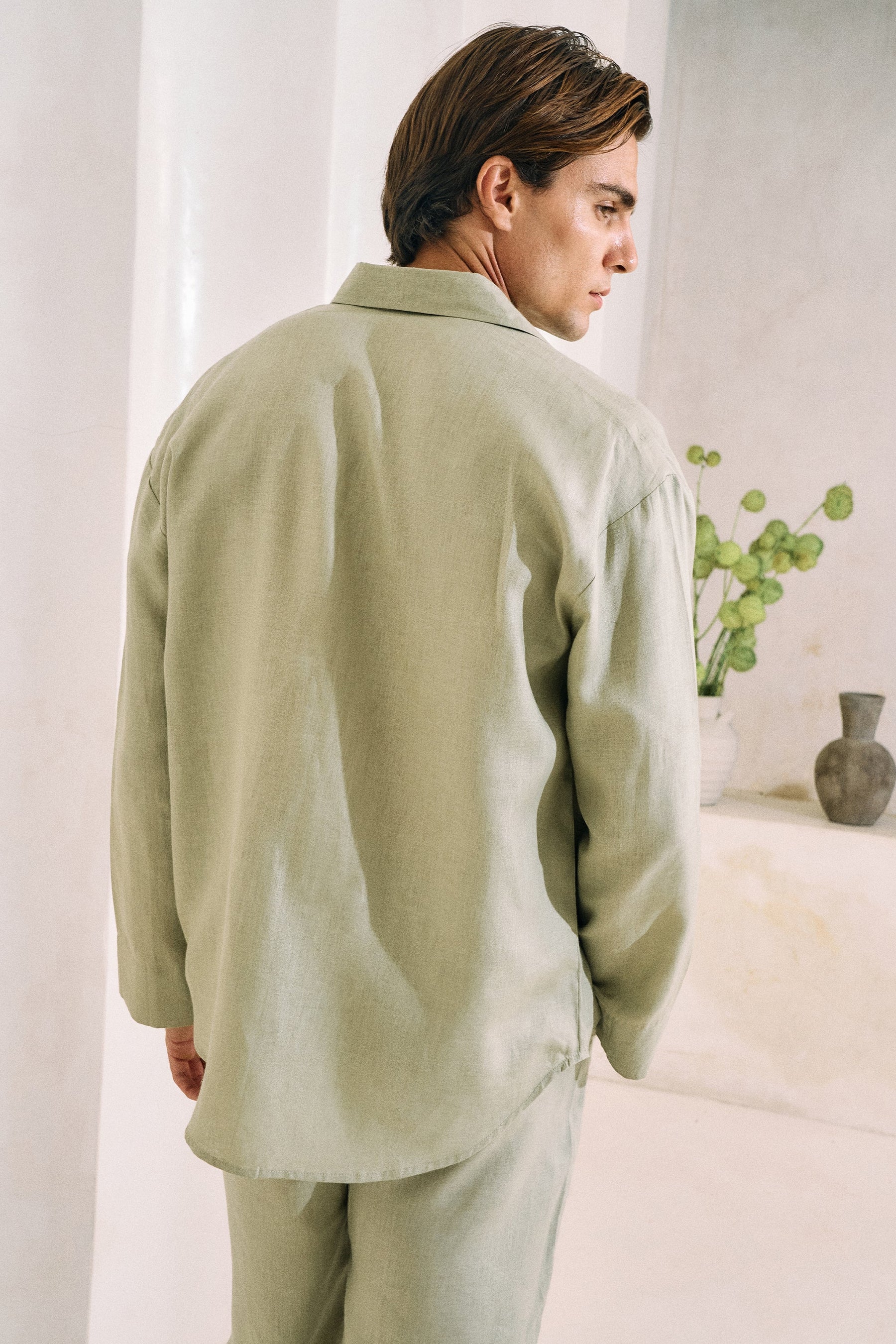 Sand Outwear Shirt-MAN (Sage)