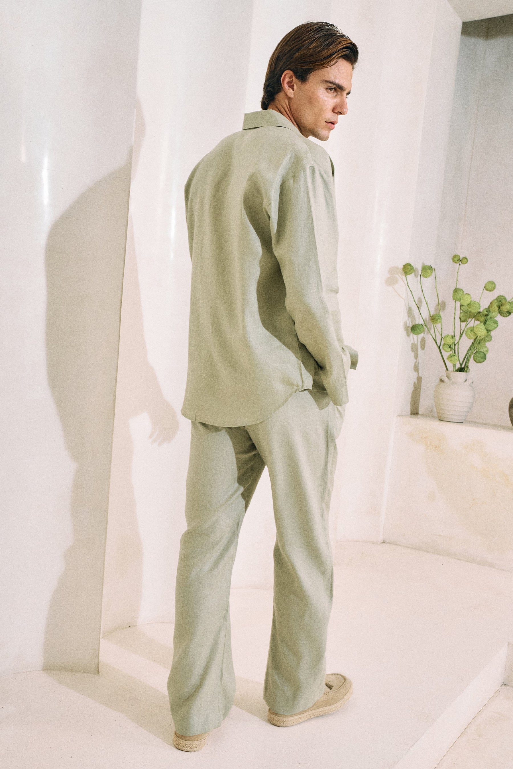 Sand Outwear Shirt-MAN (Sage)