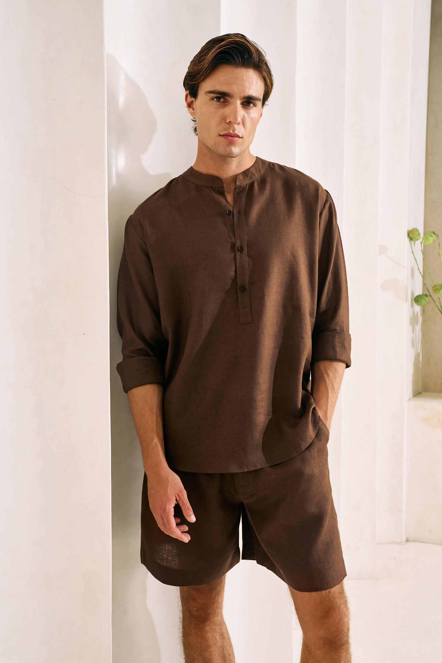 At Ease Shorts- MAN (Espresso)