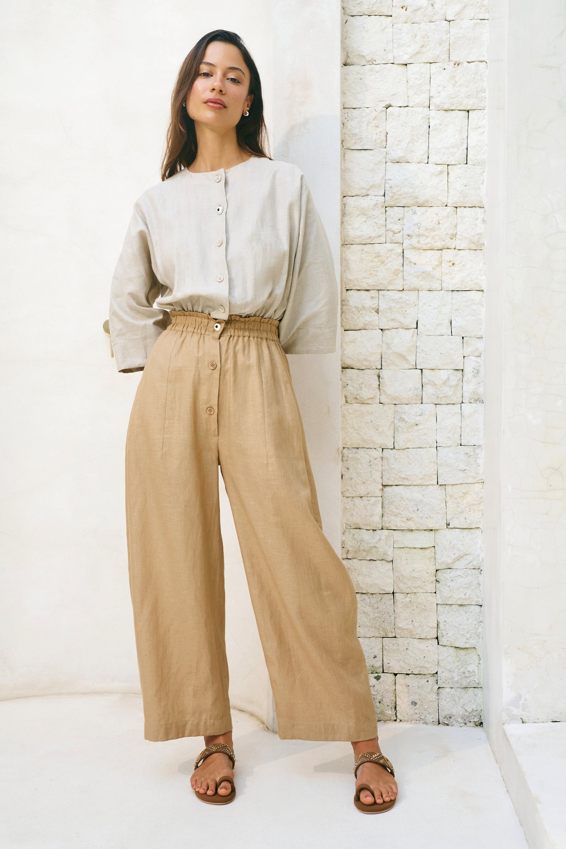 Drift Jumpsuit (Natural - Sand)
