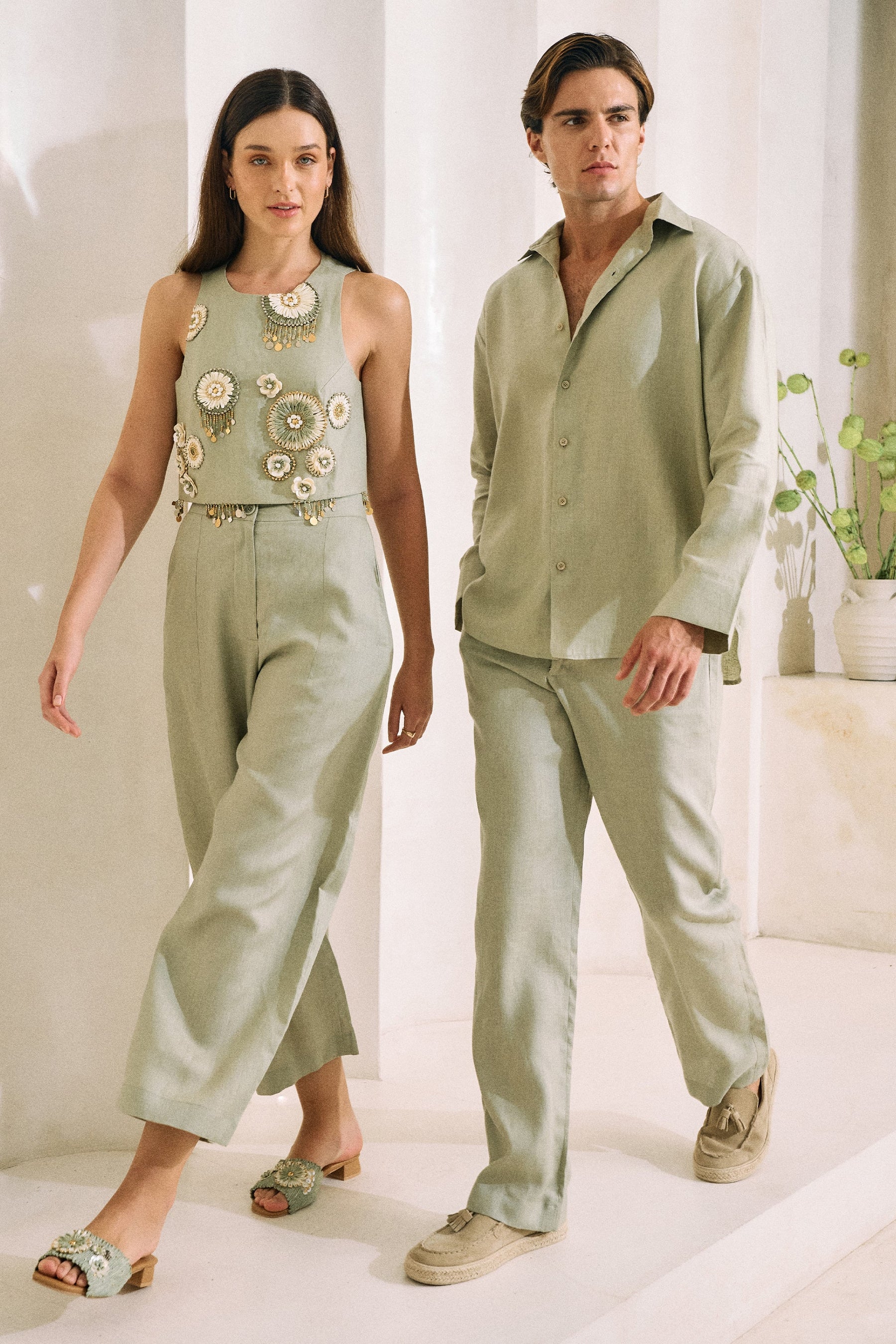 Steady Form Pants- MAN (Sage)