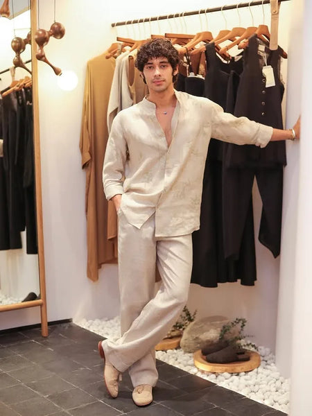 SAND Linen Co Ord sets for Man
