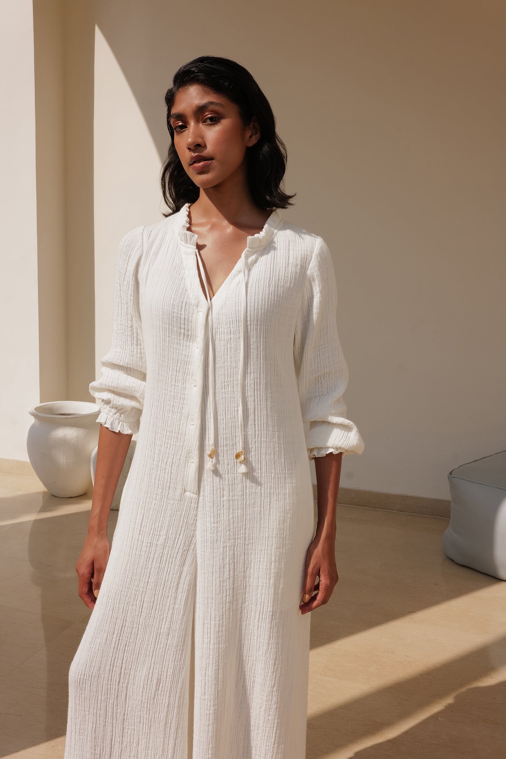 Kos Jumpsuit (Ivory)