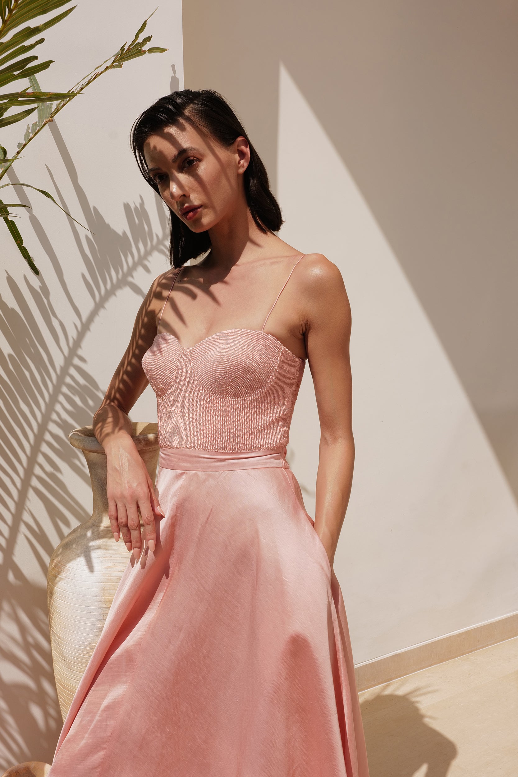 Capri Dress (Dusty Pink)