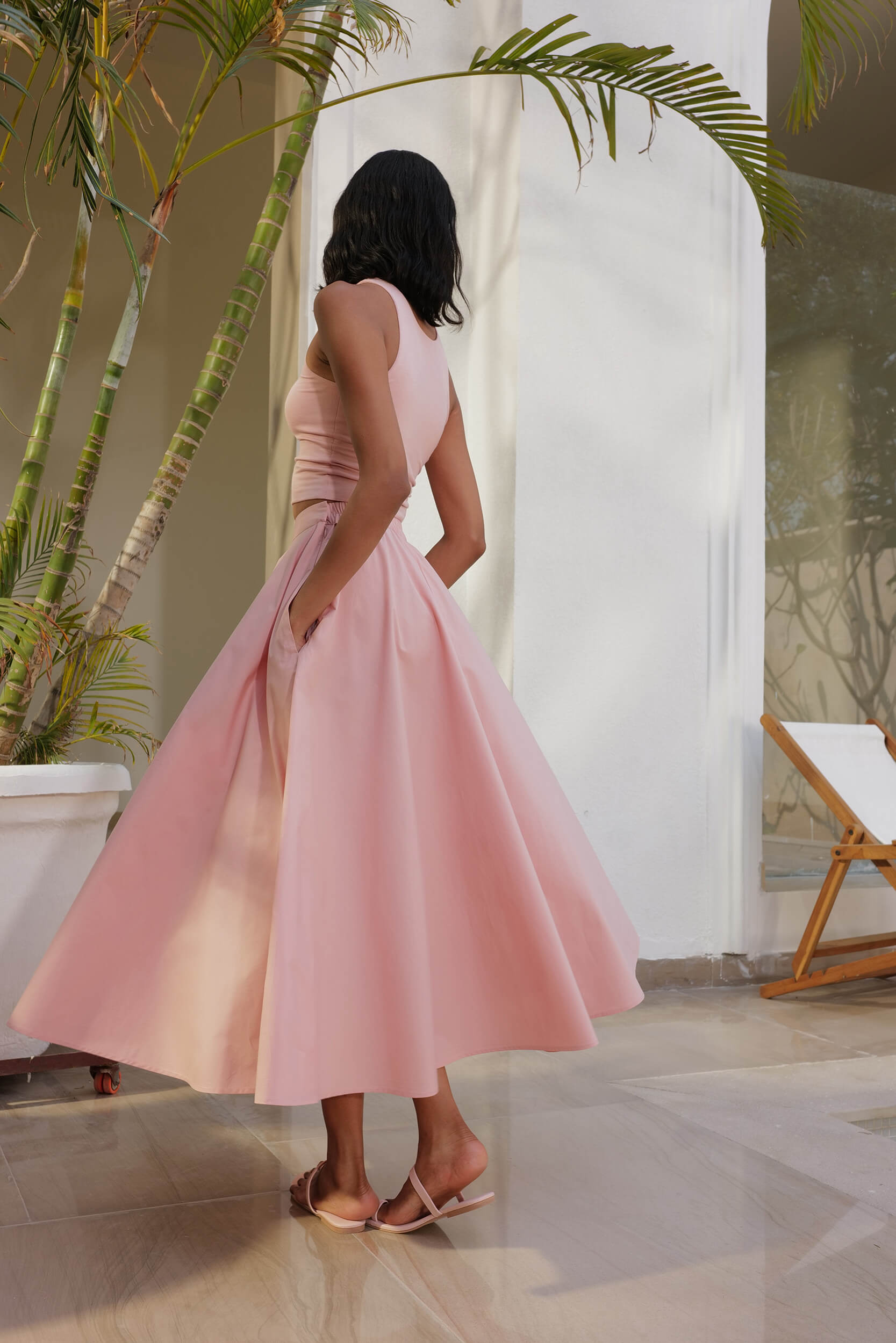 Sicily Skirt (Dusty Pink)
