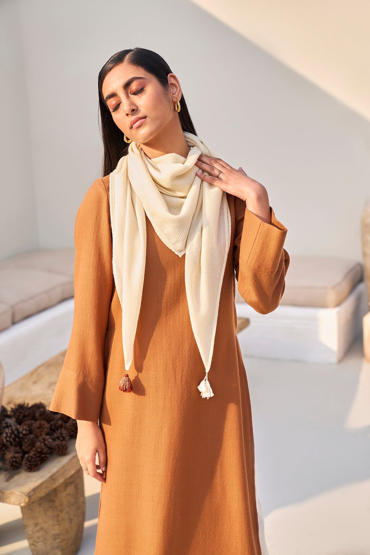 Morocco Woollen Top (Pine)