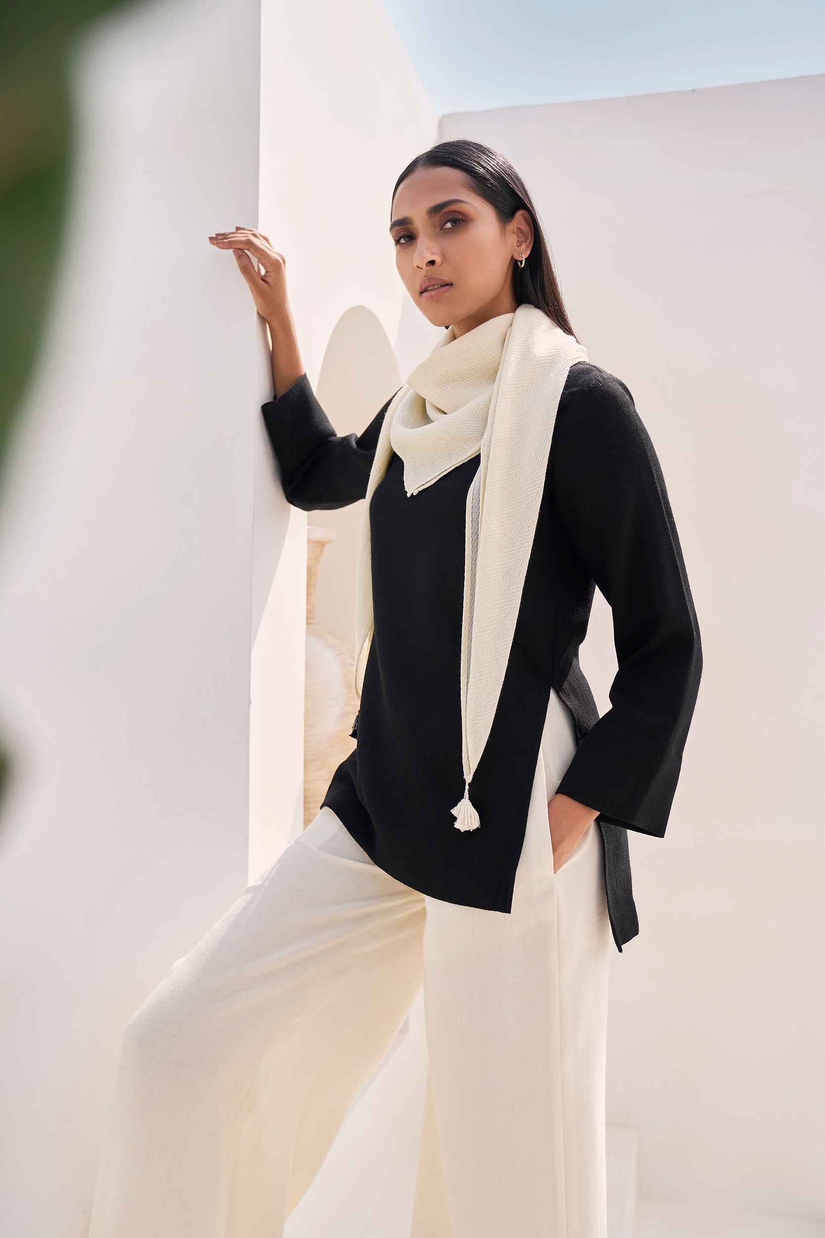 Tromso Woollen Top (Black)