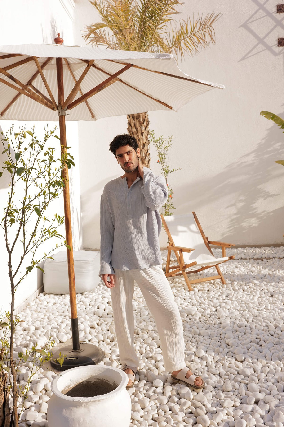 Kos Pants - Man (IVORY)