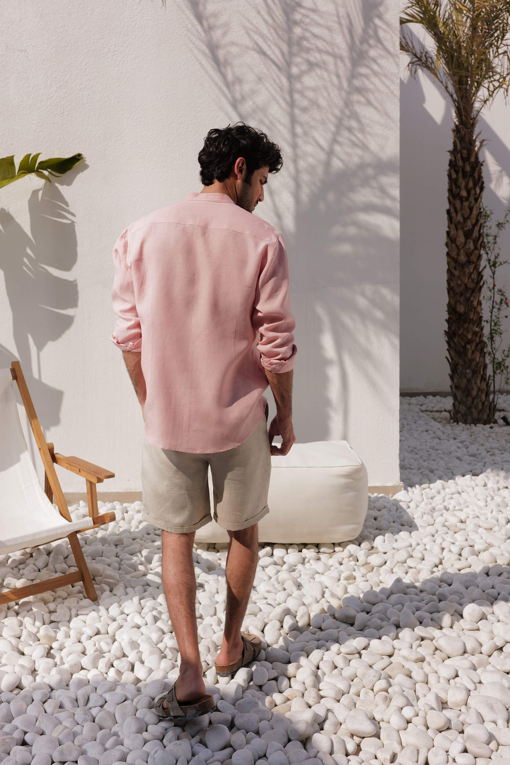 Rome Shirt - Man (DUSTY PINK)