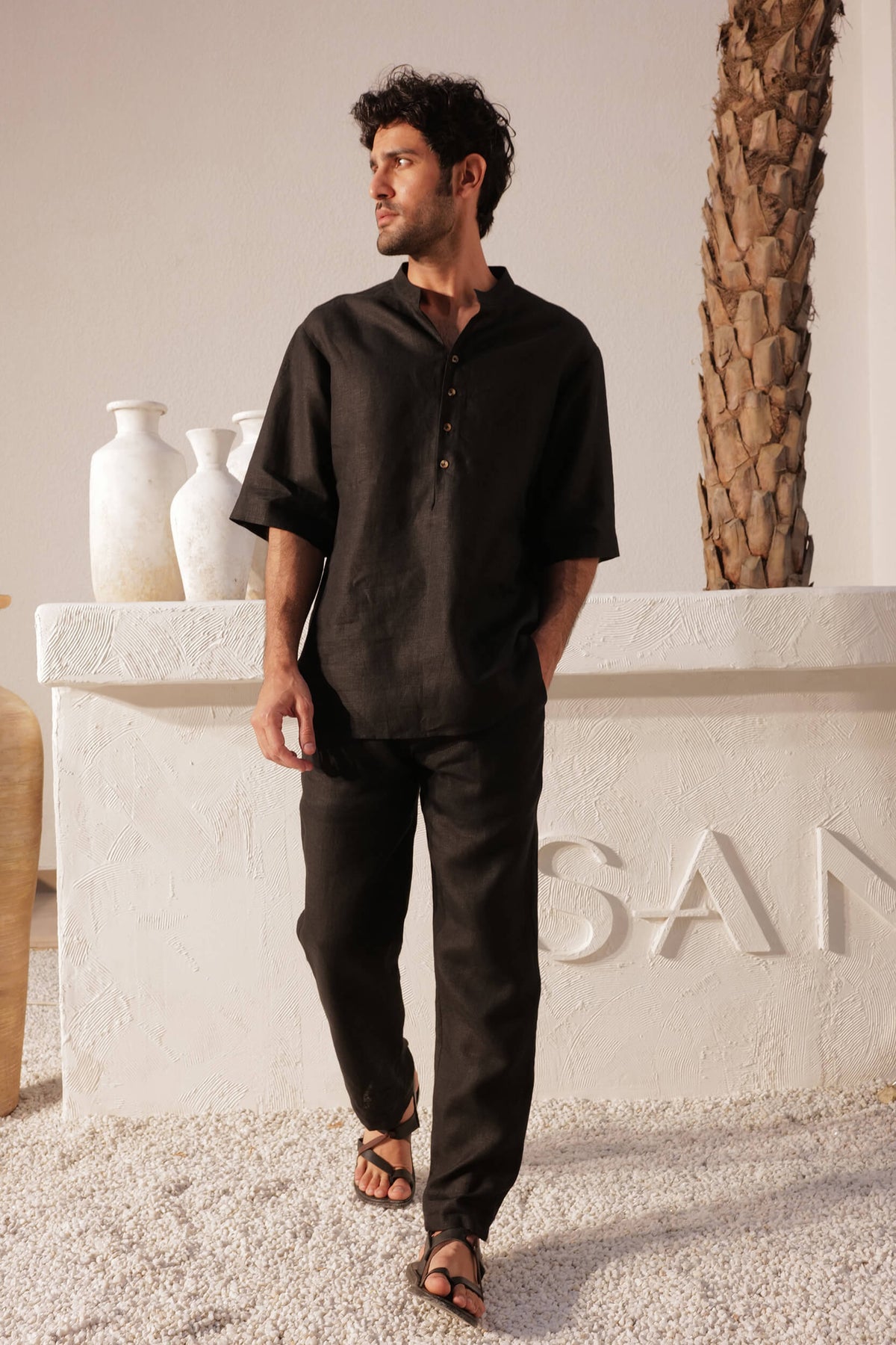 Corsica Pants - Man (BLACK)