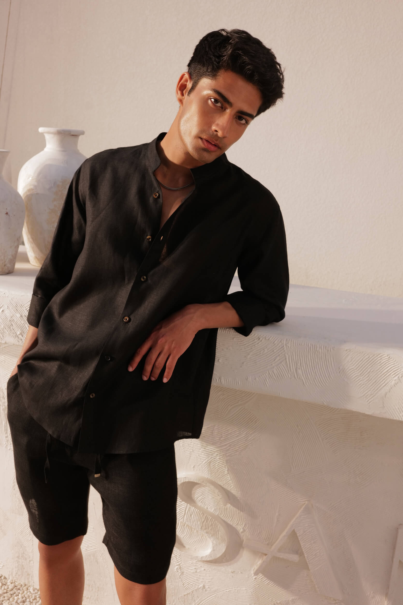 Rome Shirt - Man (BLACK)