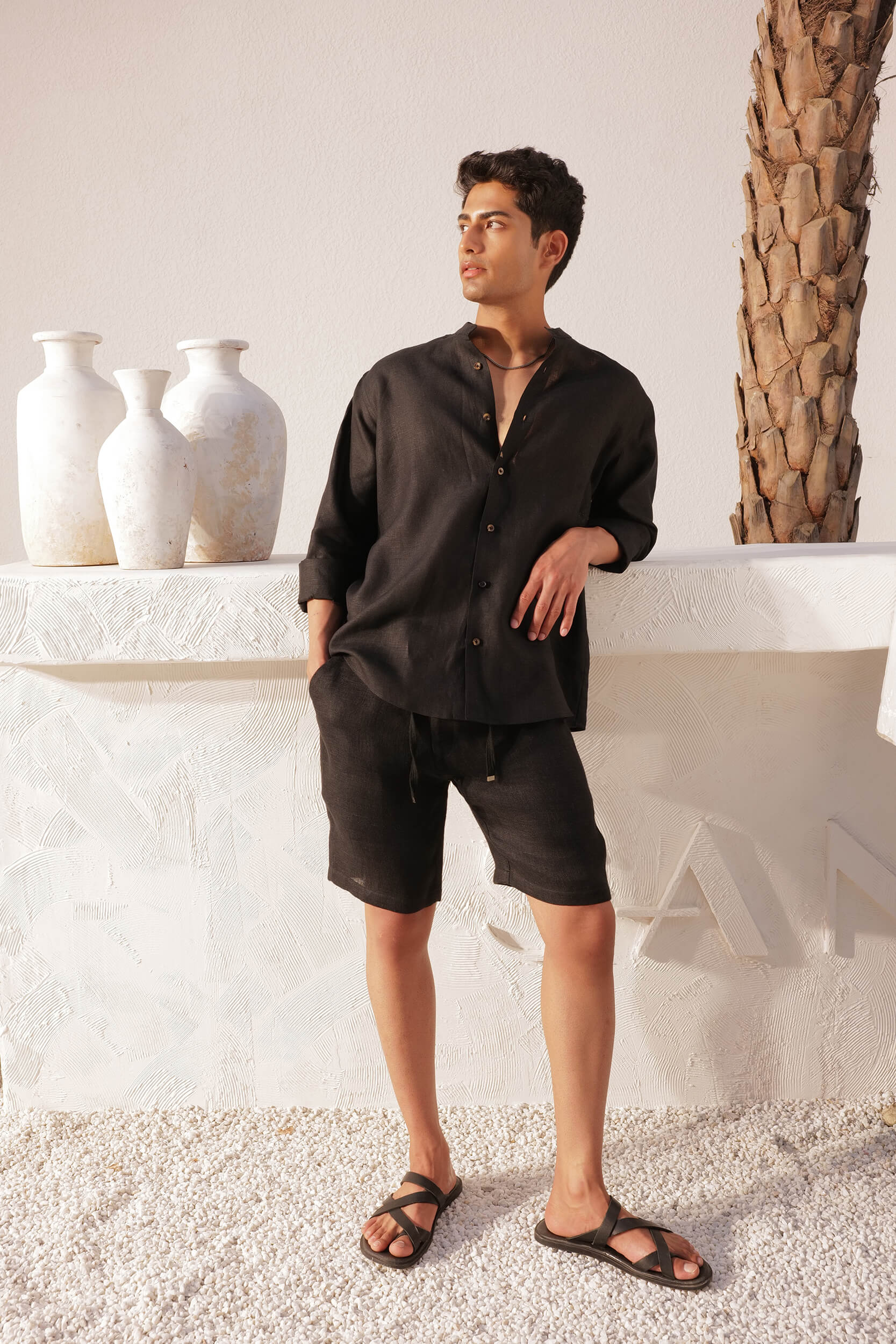 Rome Shirt - Man (BLACK)